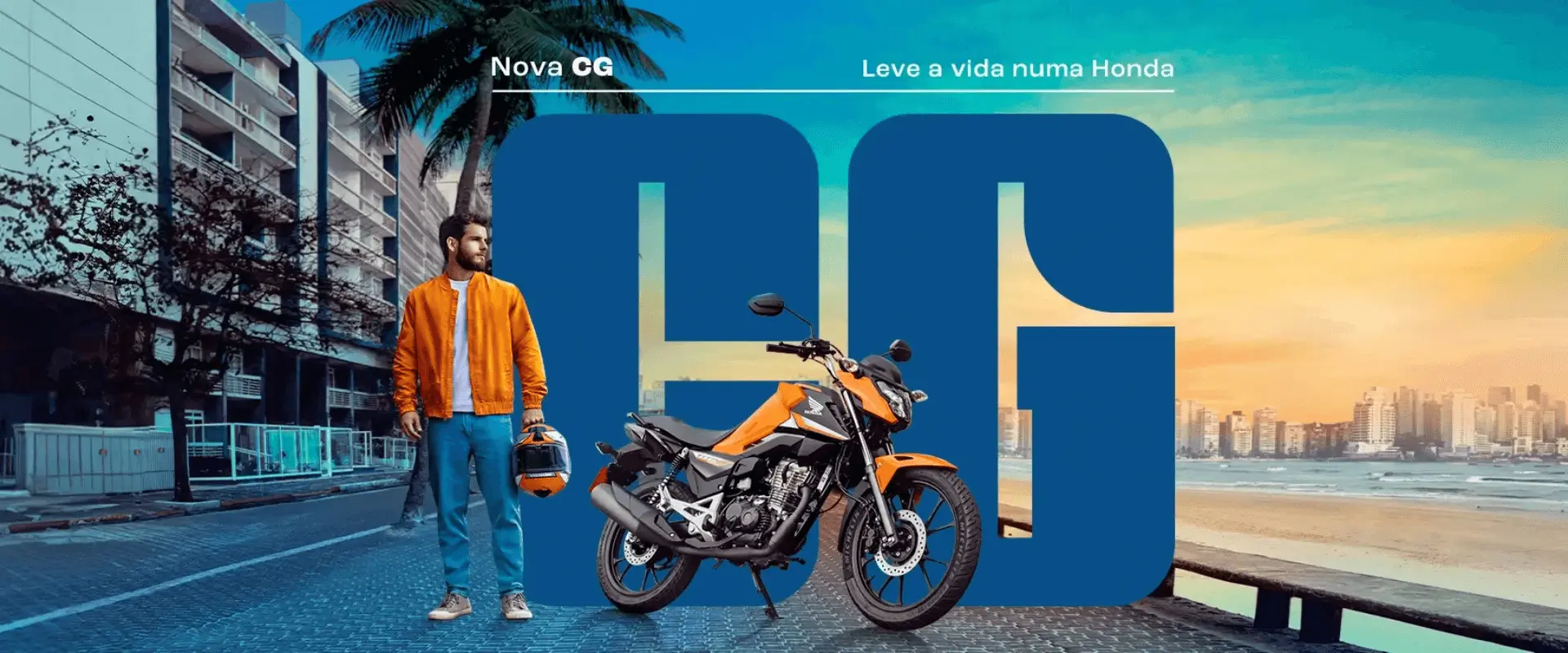 Foto em destaque da CG 160 Titan